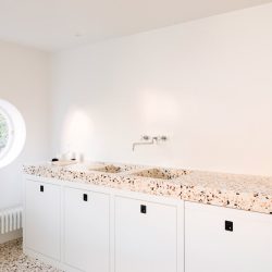 Terrazzo keukenblad & terrazzo vloer